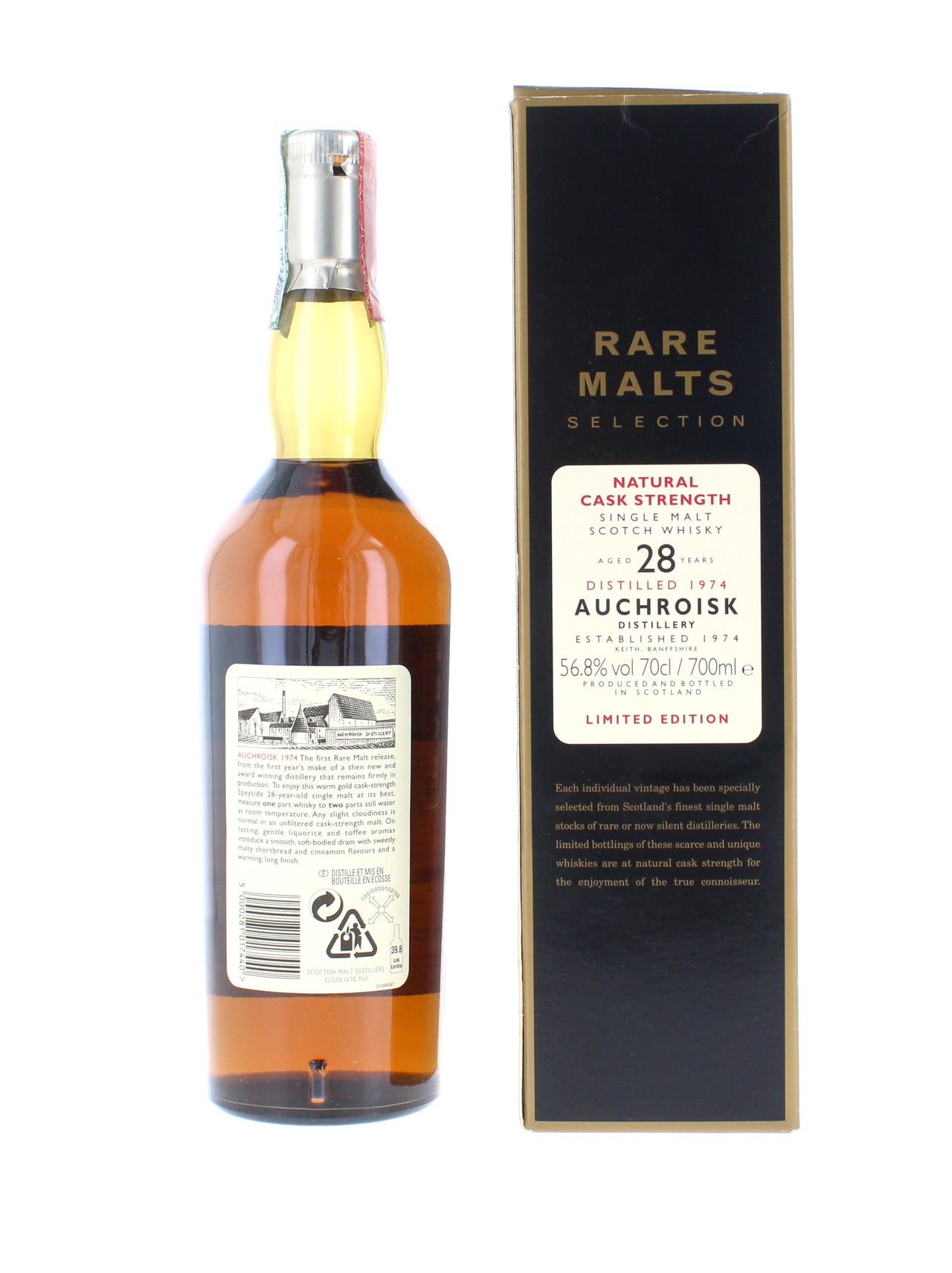 Auchroisk 1974 Rare Malt 28 Year Old 70cl 56.8%