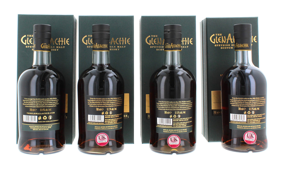 Glenallachie 21 Year Old Batch 1-4 (4*70cl)