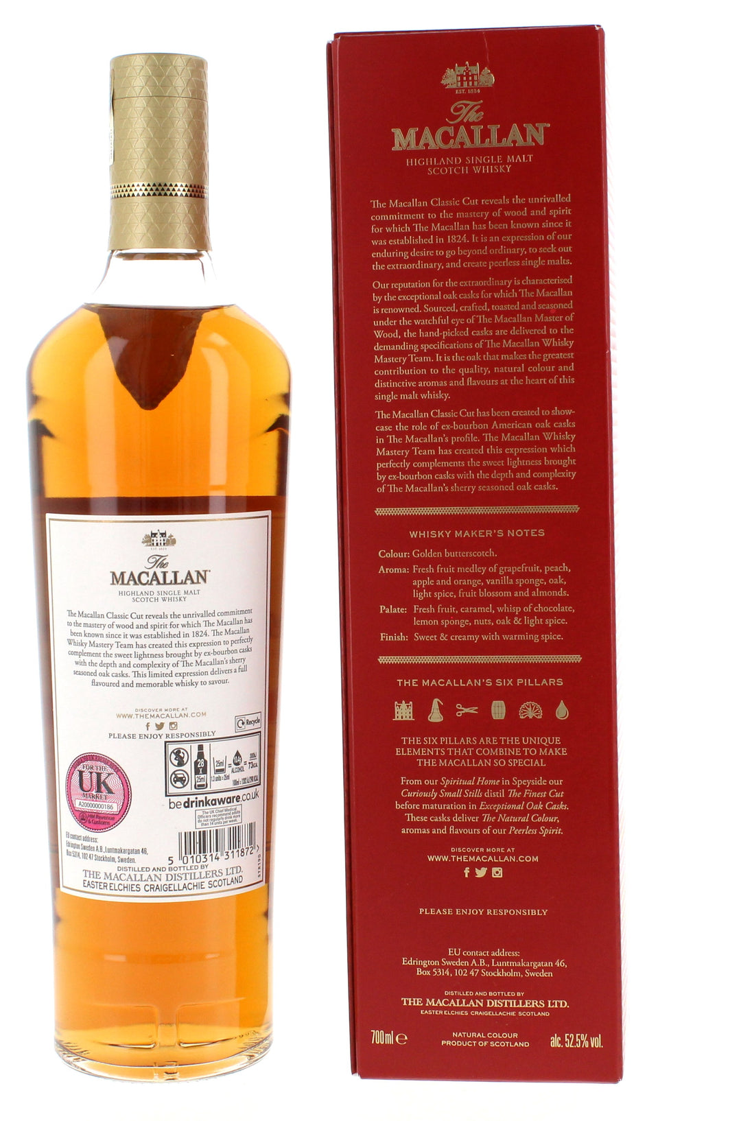 Macallan - Classic Cut (2017, 2018, 2019, 2020, 2021, 2022 & 2023) 7 x 70cl