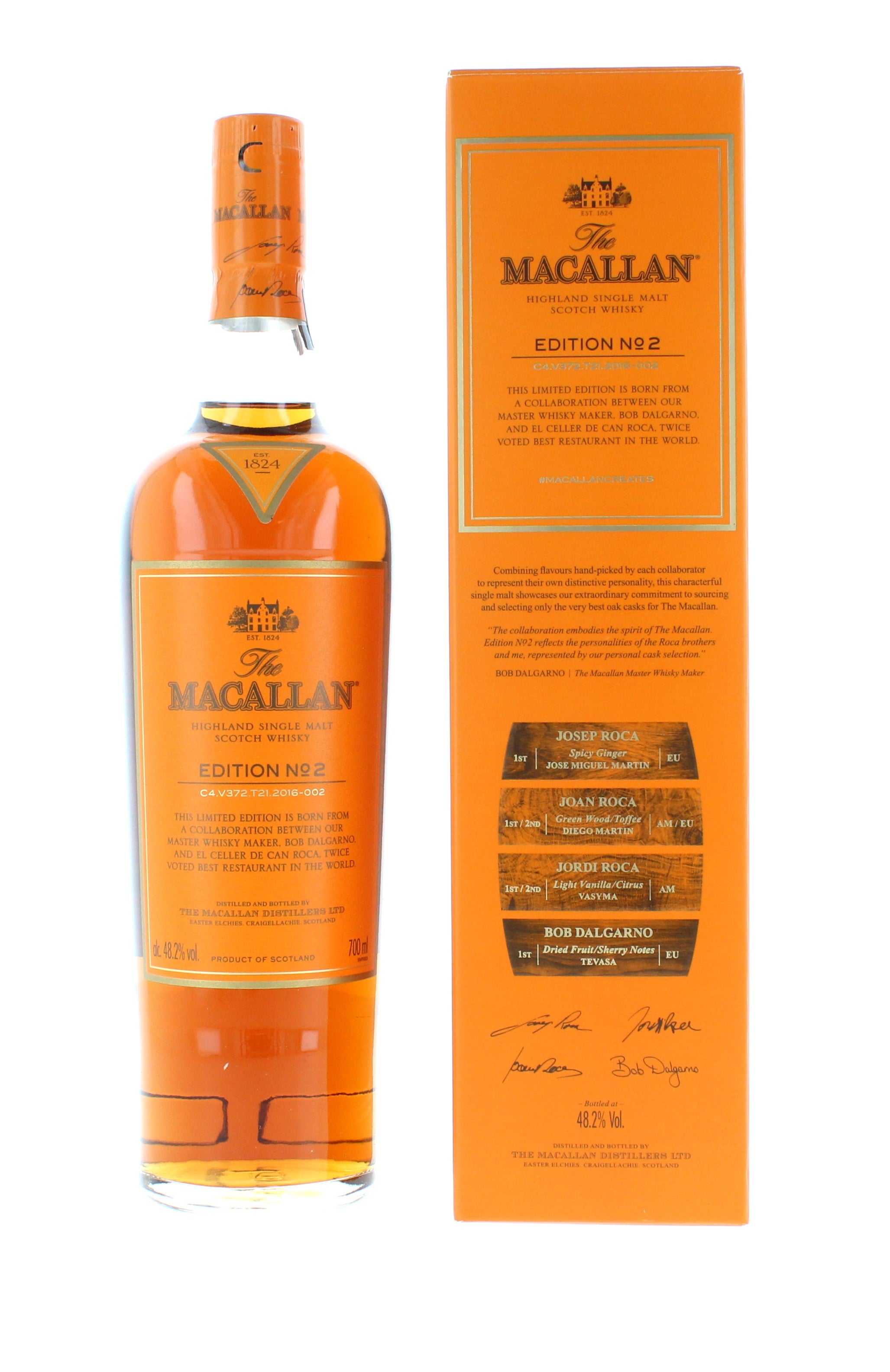 The Macallan Edition No. 5 & No. 6 セット BUY] The Macallan Edition COMPLETE (6) Vertical Set Single