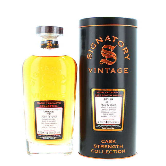 Ardlair 12 Year Old 2011 Signatory Cask Strength Single Malt Scotch Whisky - 70cl 60.9%