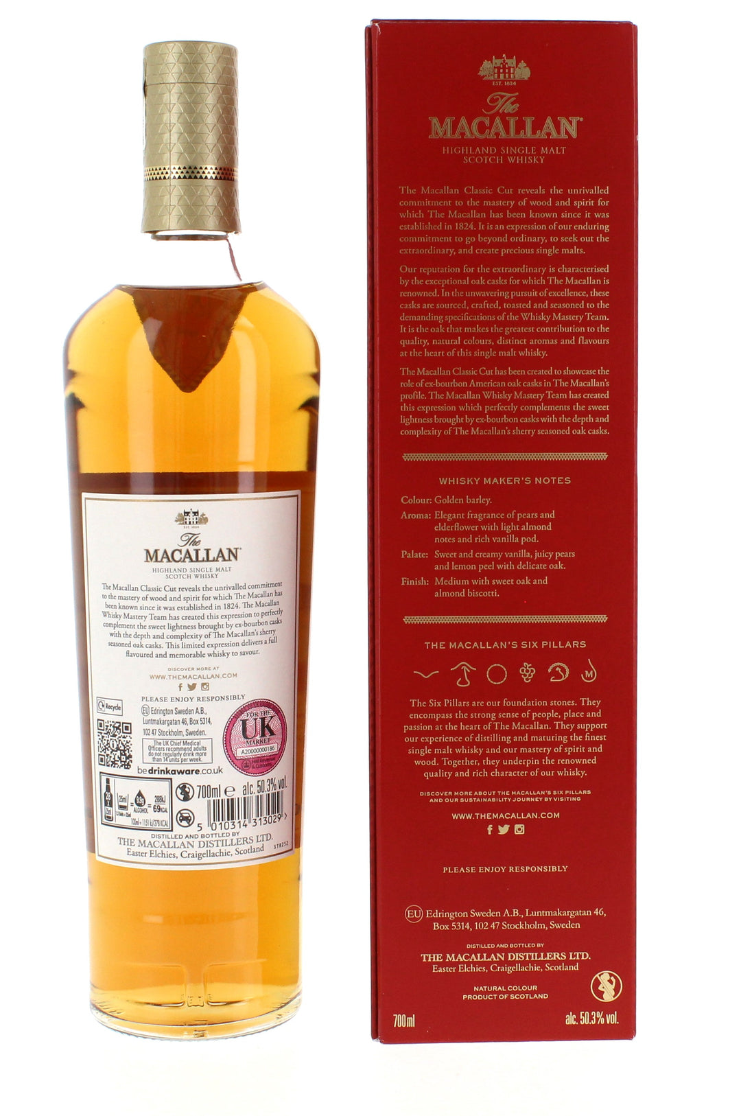 Macallan - Classic Cut (2017, 2018, 2019, 2020, 2021, 2022 & 2023) 7 x 70cl