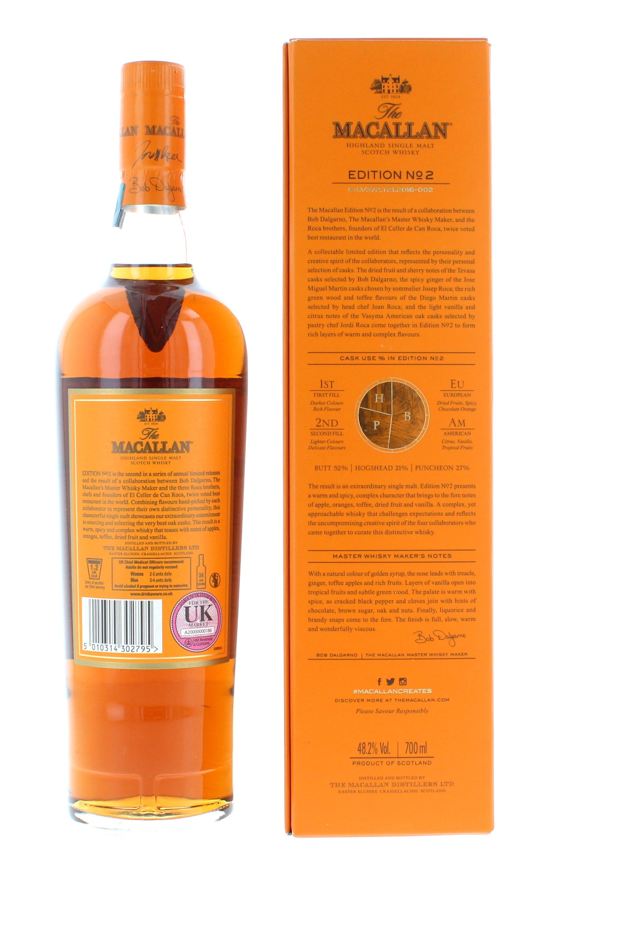 Macallan Edition No. 1, 2, 3, 4, 5, 6 (6 x 70cl) – The Really Good