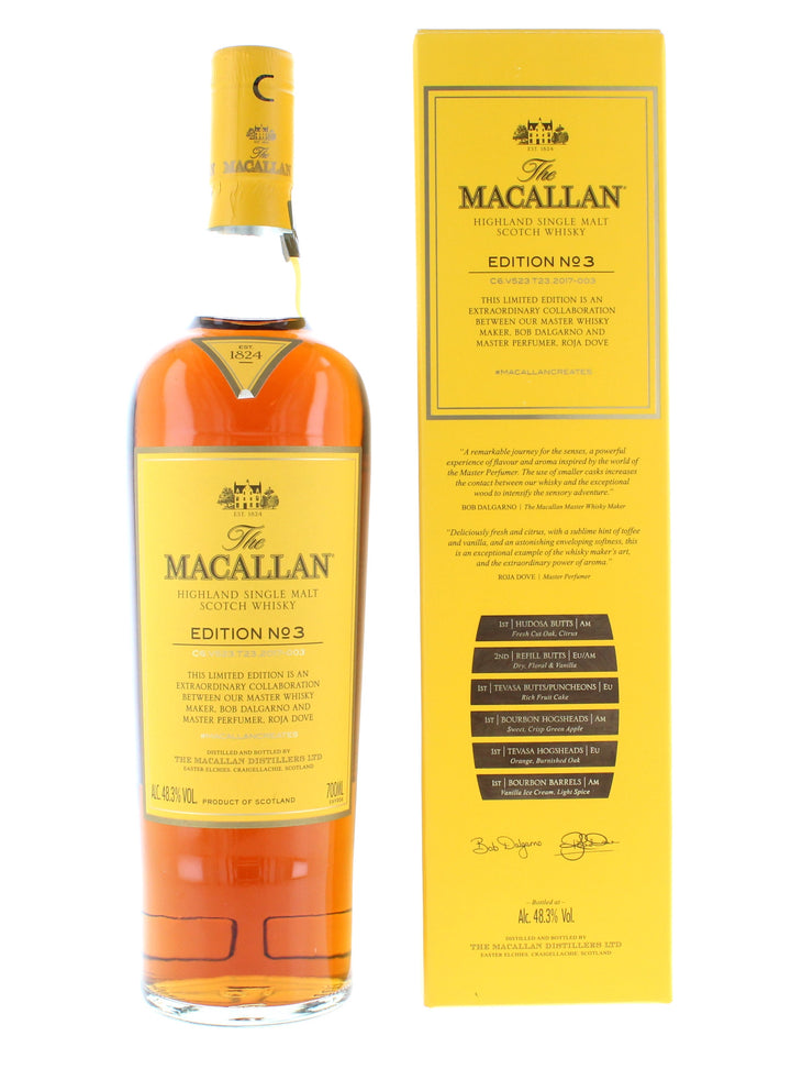 Macallan Edition No. 1, 2, 3, 4, 5, 6 (6 x 70cl)