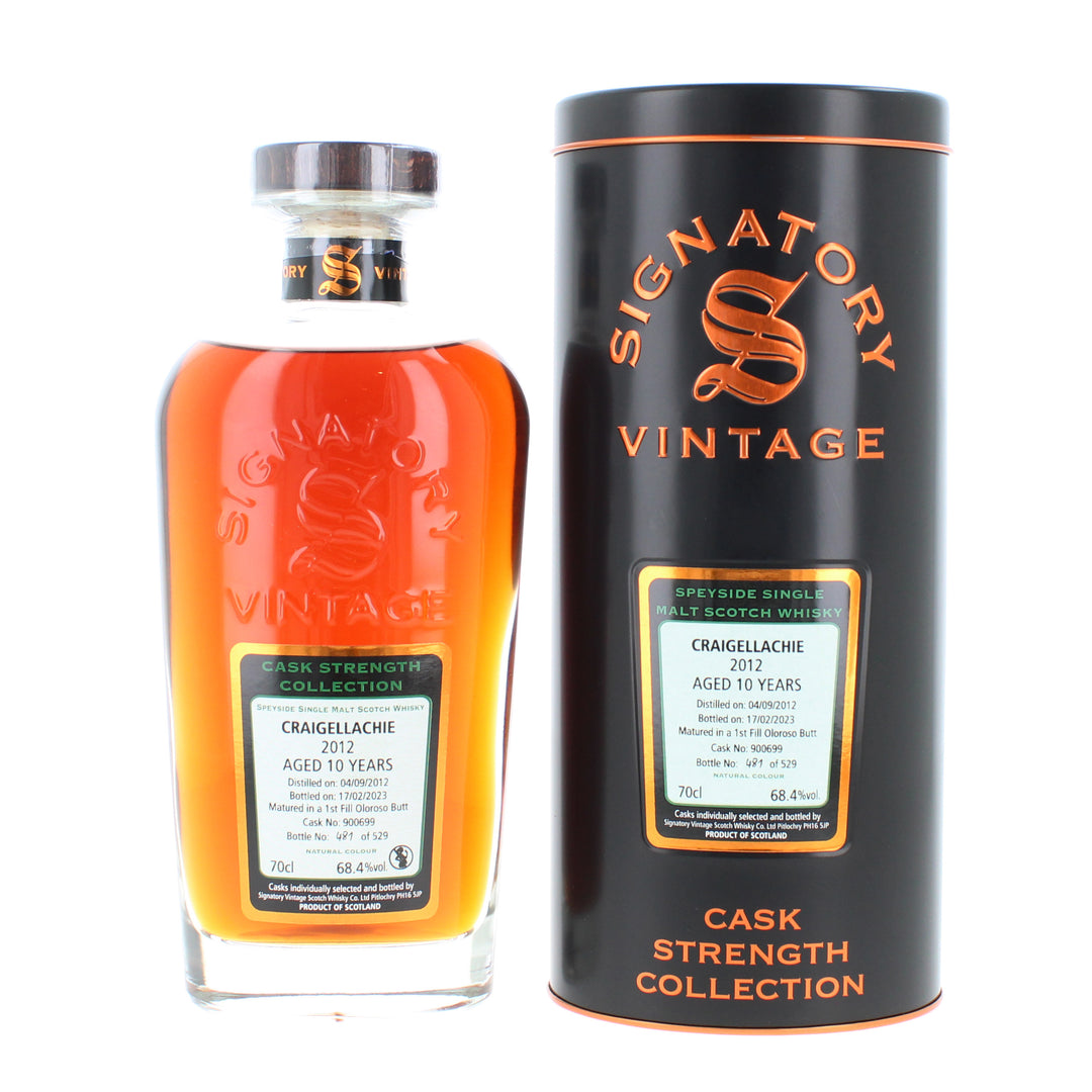 Craigellachie 11 Year Old 2012 Signatory Vintage Cask 900693 Single Malt Scotch Whisky - 70cl 68.2%