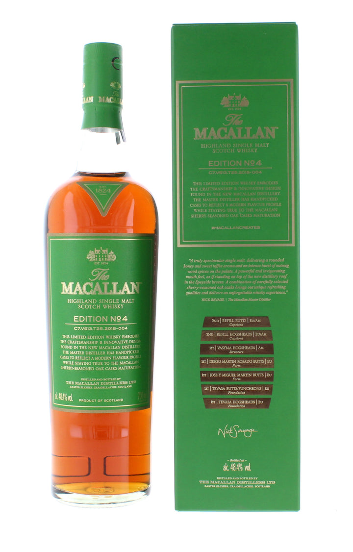 Macallan Edition No. 1, 2, 3, 4, 5, 6 (6 x 70cl)