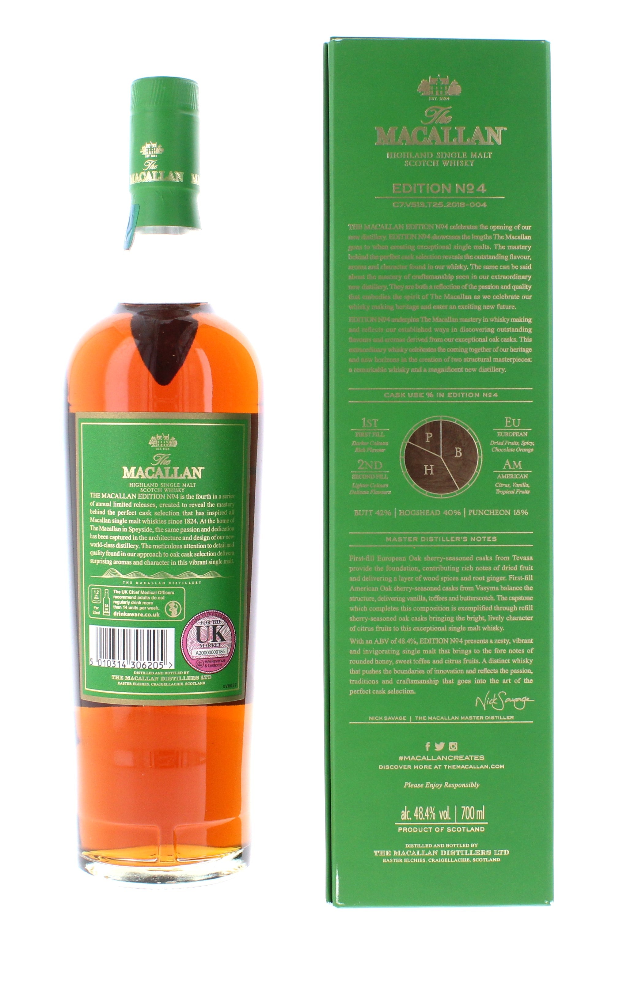 Macallan Edition No. 1, 2, 3, 4, 5, 6 (6 x 70cl) – The Really Good
