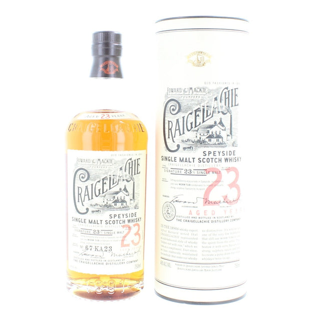 Craigellachie 23 Year Old Single Malt Scotch Whisky - 75cl 46%