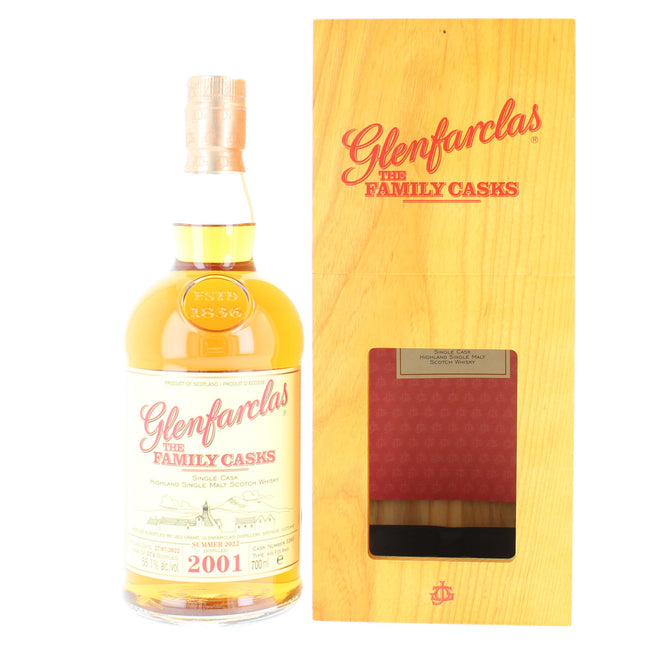 Glenfarclas 2001 Family Cask Summer 2022 Release Single Malt Scotch Whisky - 70cl 55.1%
