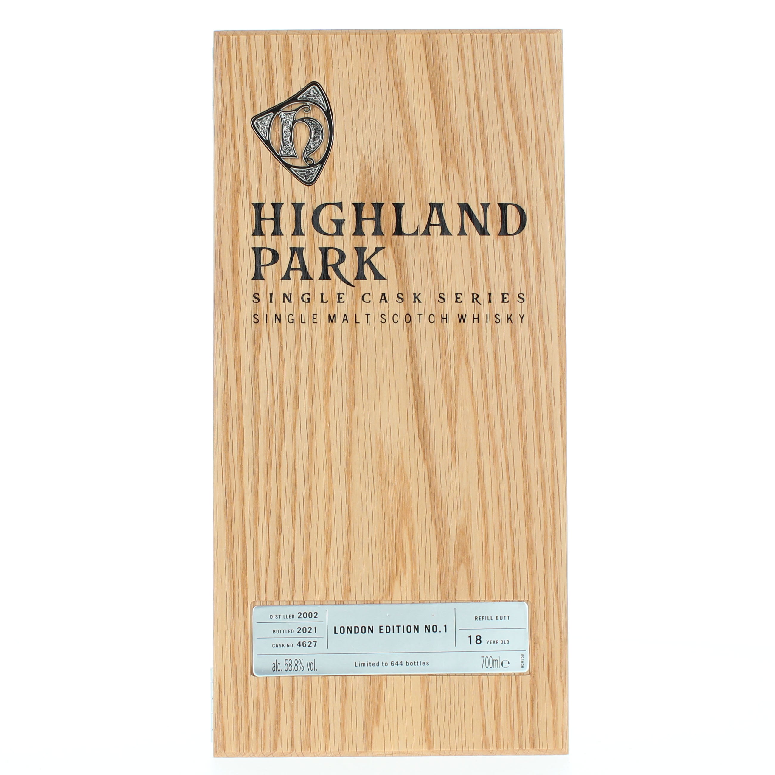 Highland Park 18 Year Old London Edition No 1 Single Cask Single Malt Scotch Whisky - 70cl 58.8%