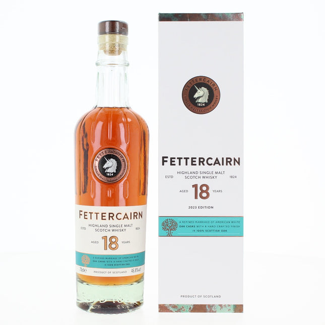 Fettercairn 18 Year Old Scottish Oak 2023 Release Single Malt Scotch Whisky - 70cl 46.8%