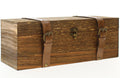 Rustic Wooden Gift Box - Holds Single Bottle