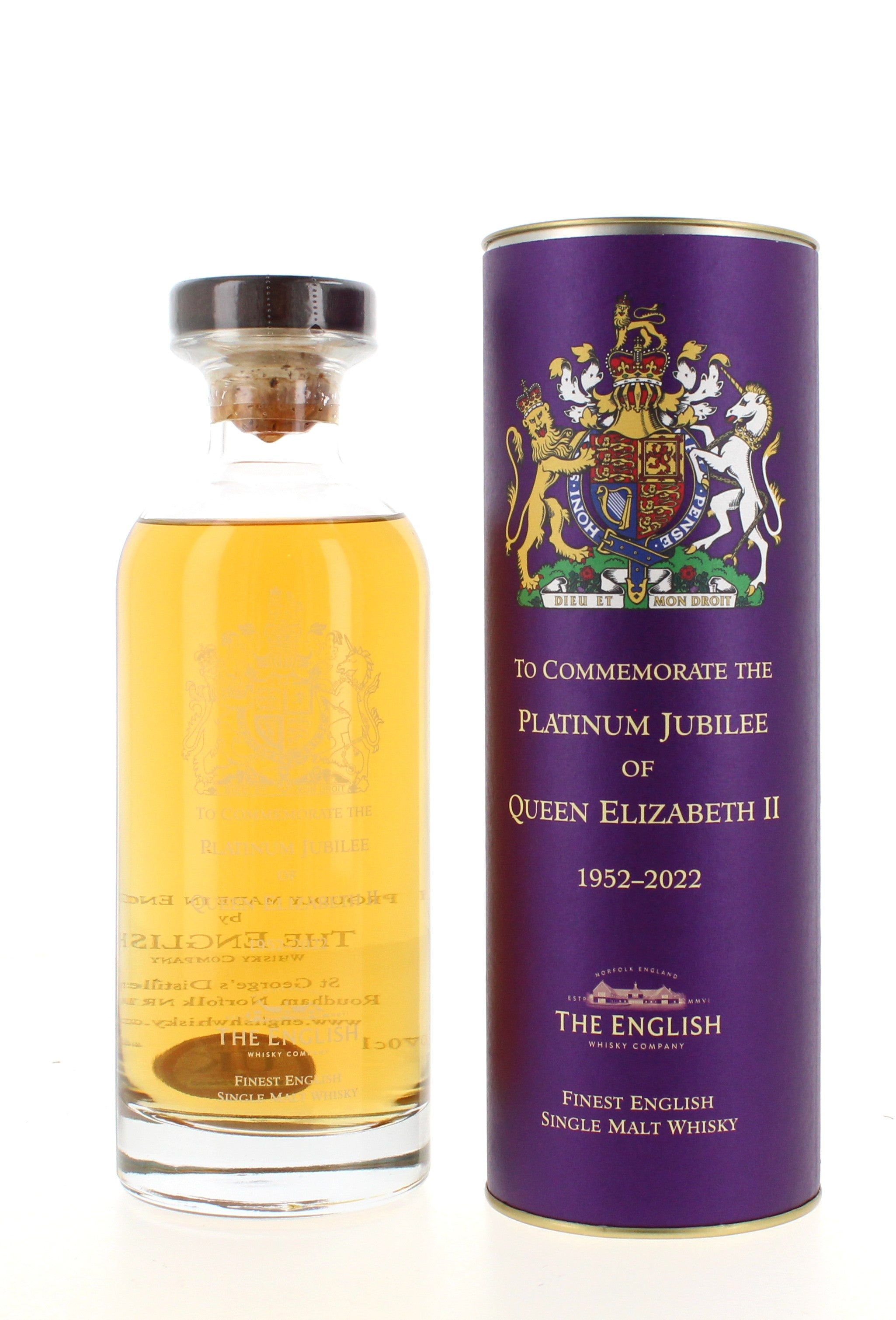 The English Royal Platinum Jubilee Whisky 70cl 46%