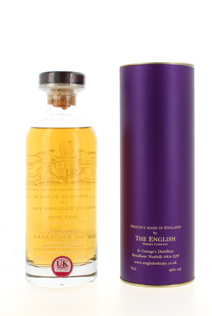 The English Royal Platinum Jubilee Whisky 70cl 46%