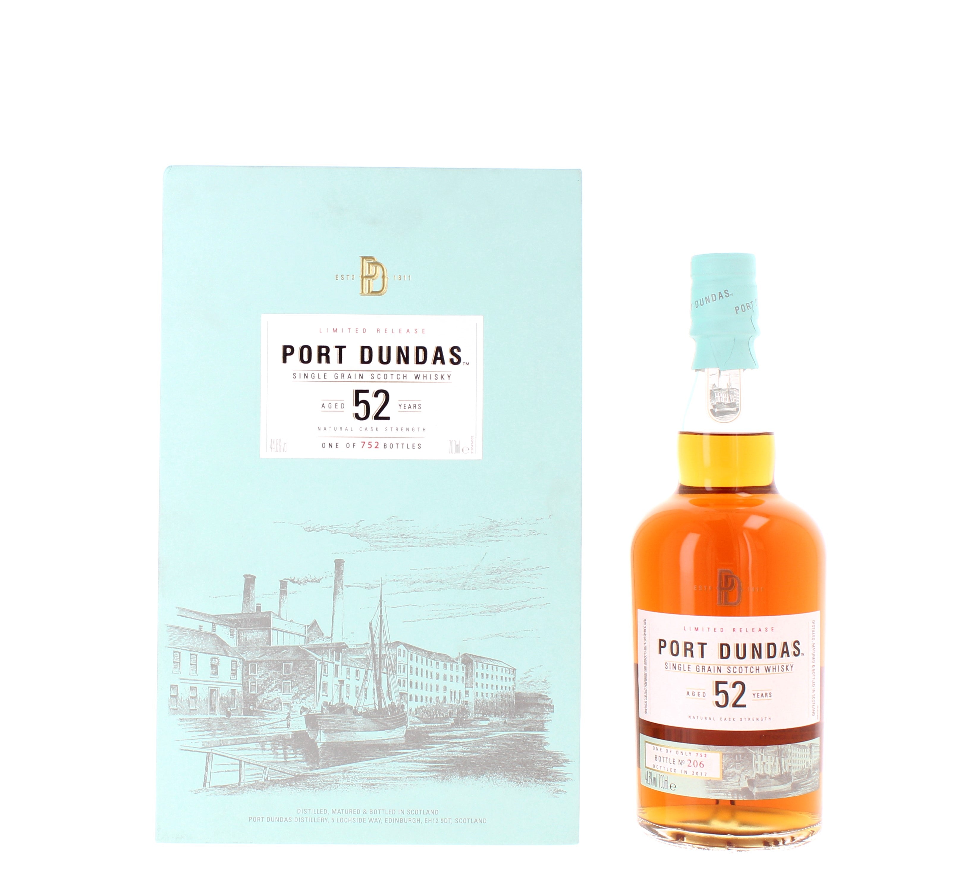 Port Dundas 52 Year Old Special Releases 2017 Single Grain Scotch Whisky - 70cl 44.6%