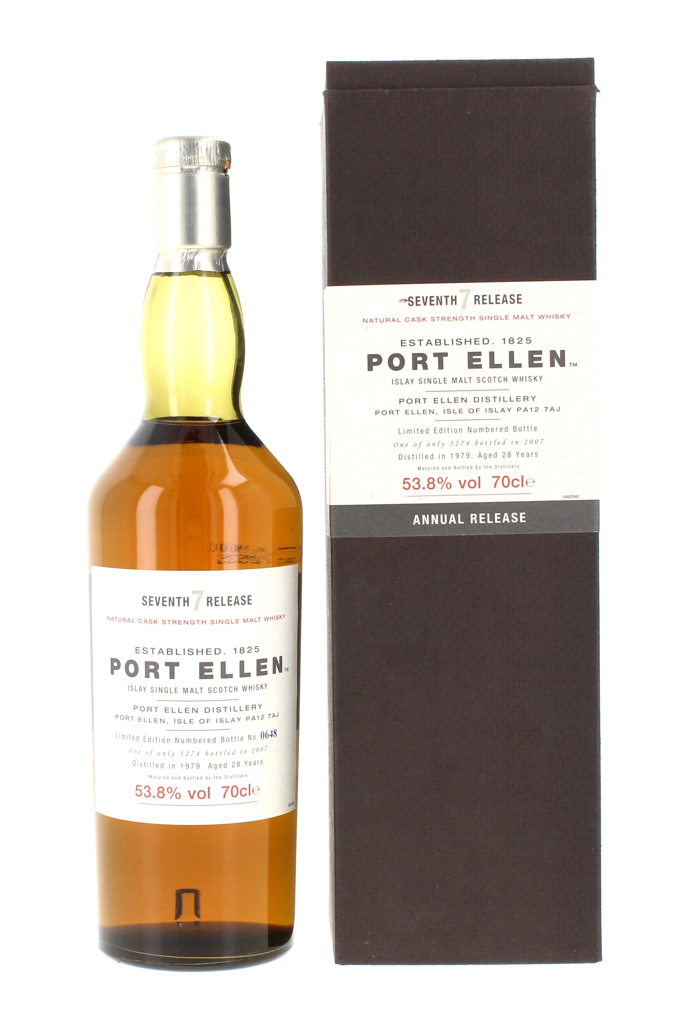 Port Ellen 28 Year Old 1979 7th Release (2007) Single Malt - 70cl