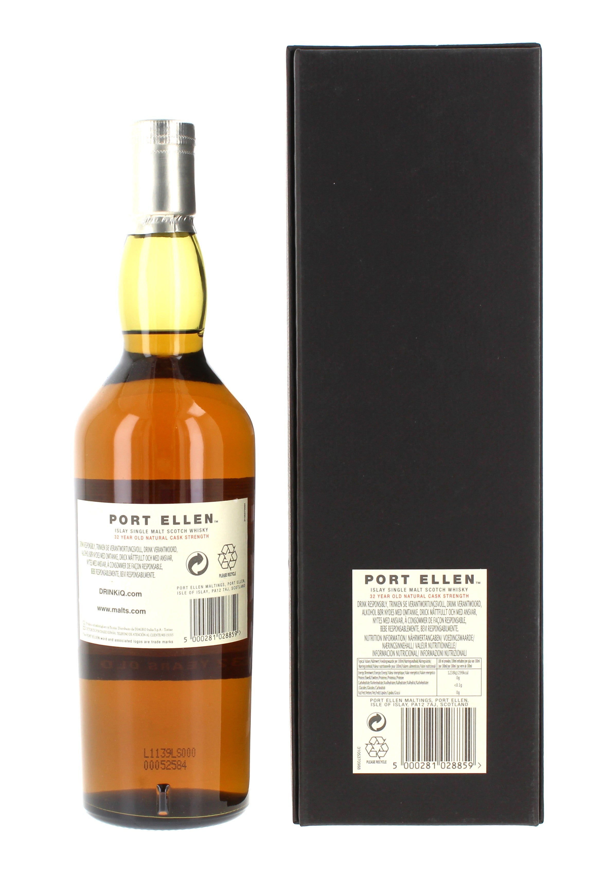 Port Ellen 32 Year Old 1979 11th Release Single Malt - 70cl 53.9