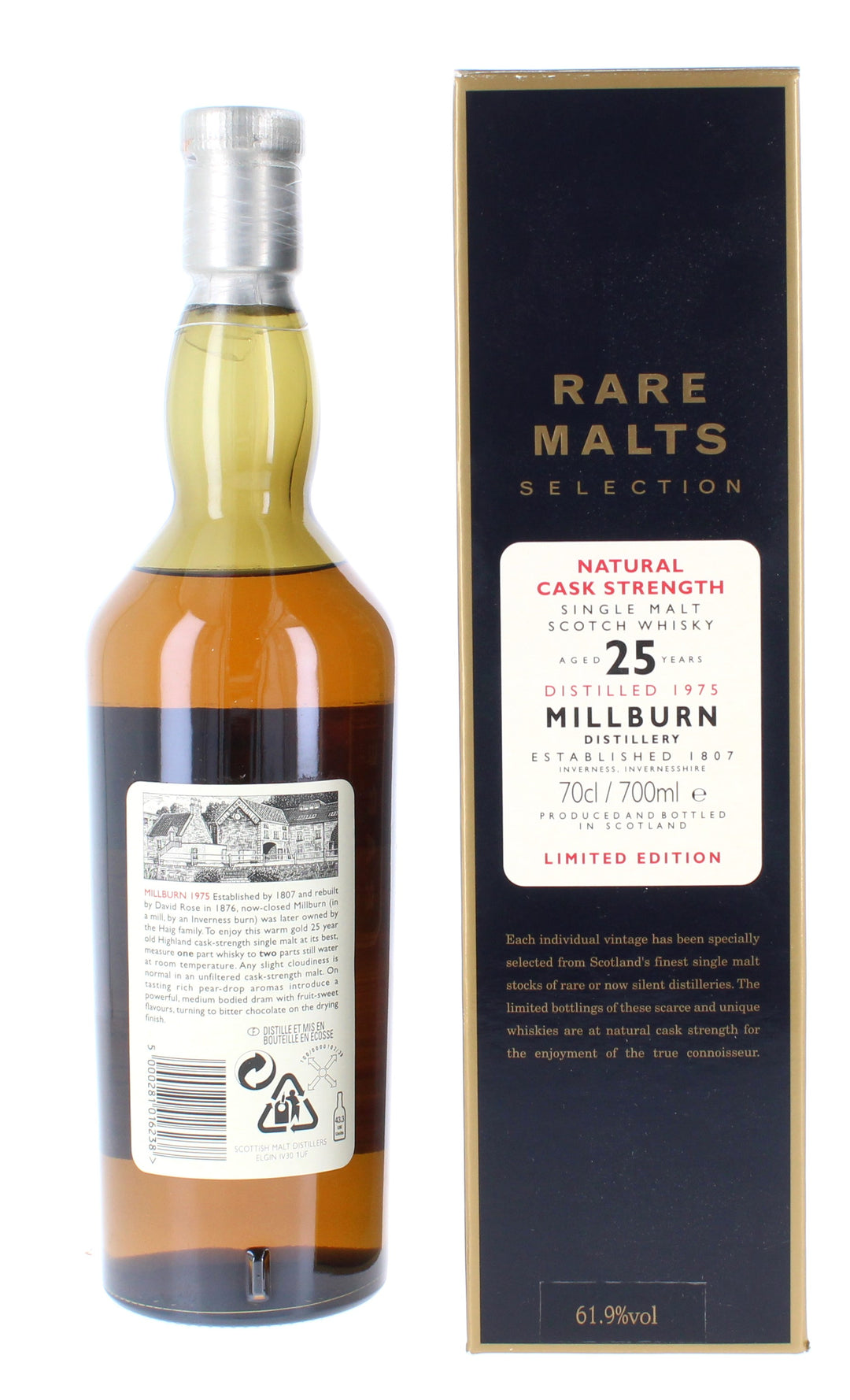 Millburn 1975 - 25 Year Old Rare Malts 70cl 61.9%