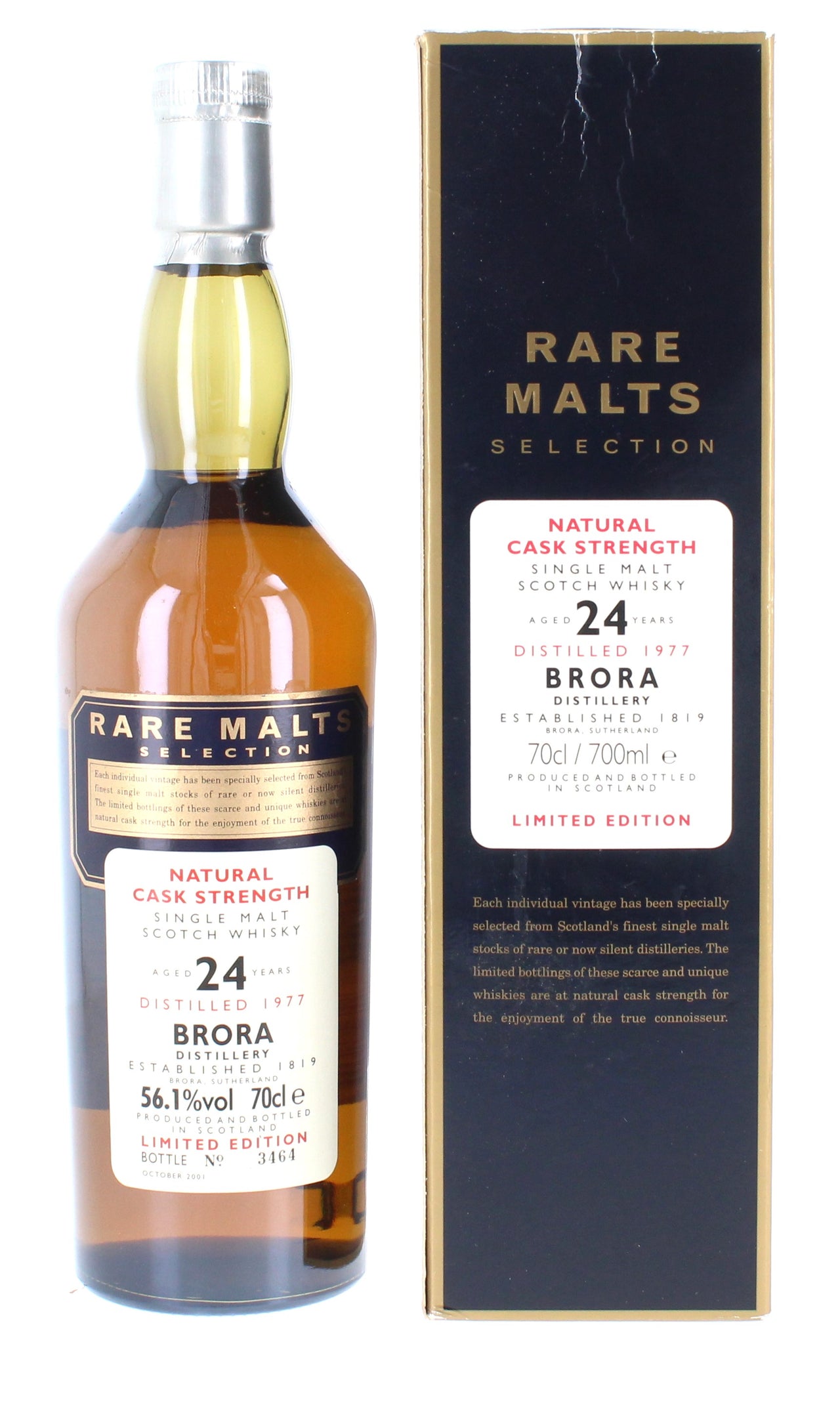 Brora 24 Year Old 1977 Rare Malts Single Malt 70cl 56.1% ABV