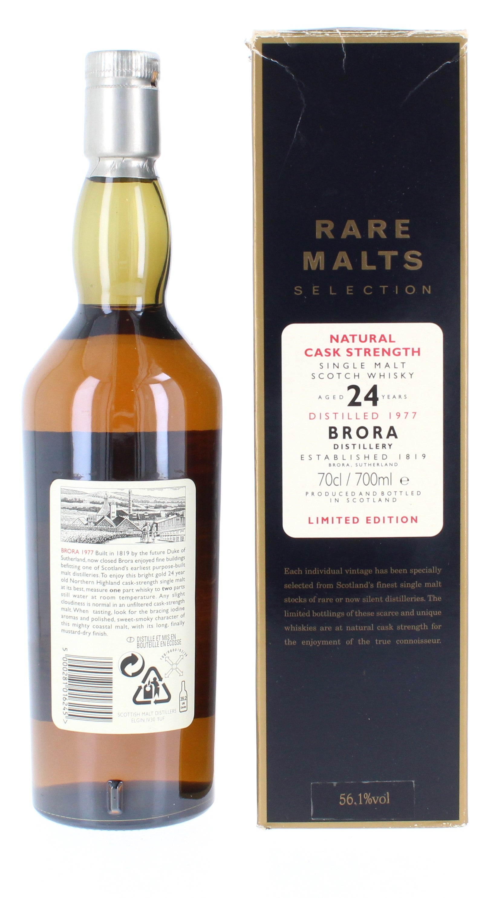 Brora 24 Year Old 1977 Rare Malts Single Malt - 70cl 56.1%