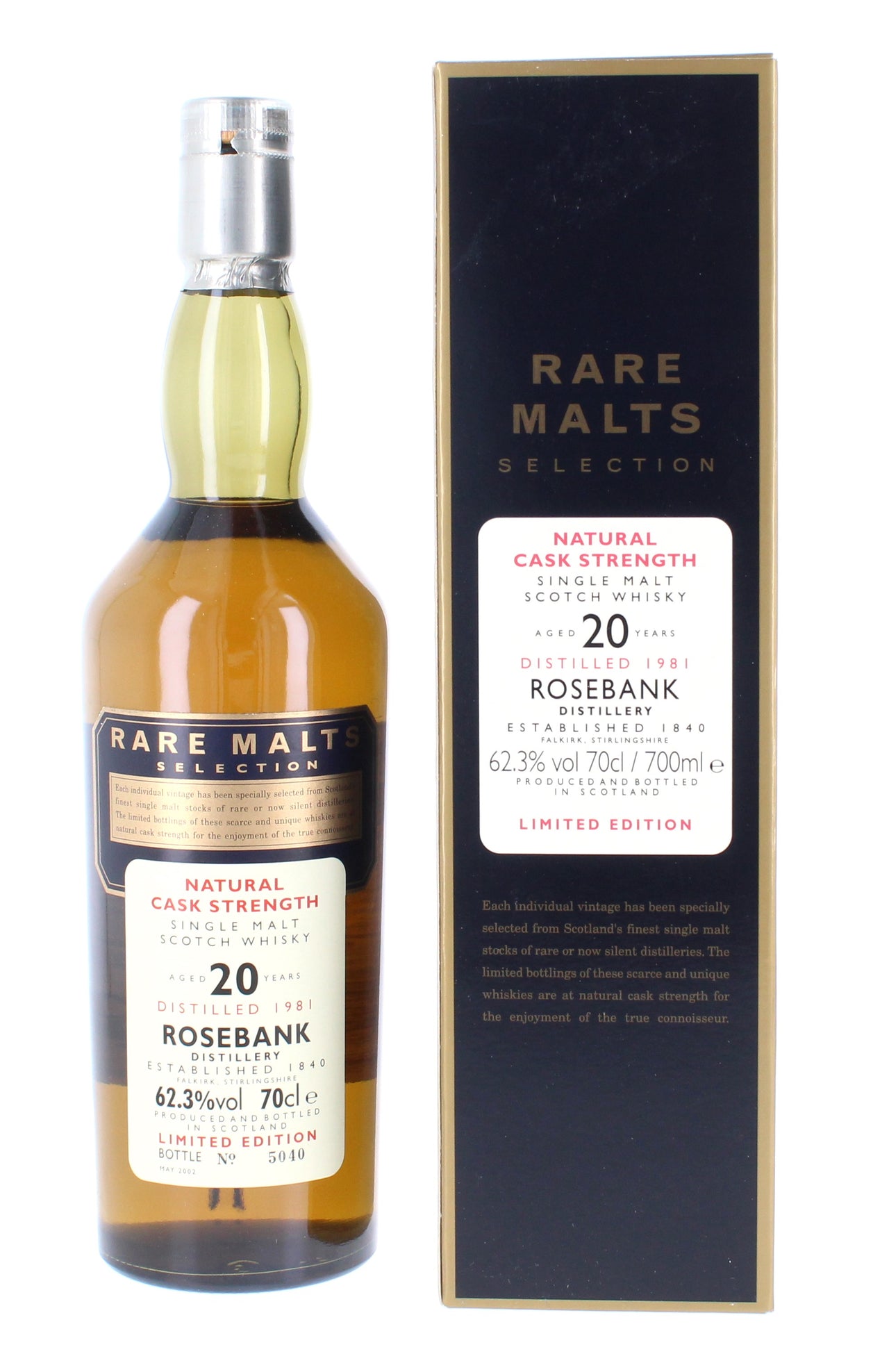 Rosebank 1981 - 20 Year Old Rare Malts 70cl 62.3%