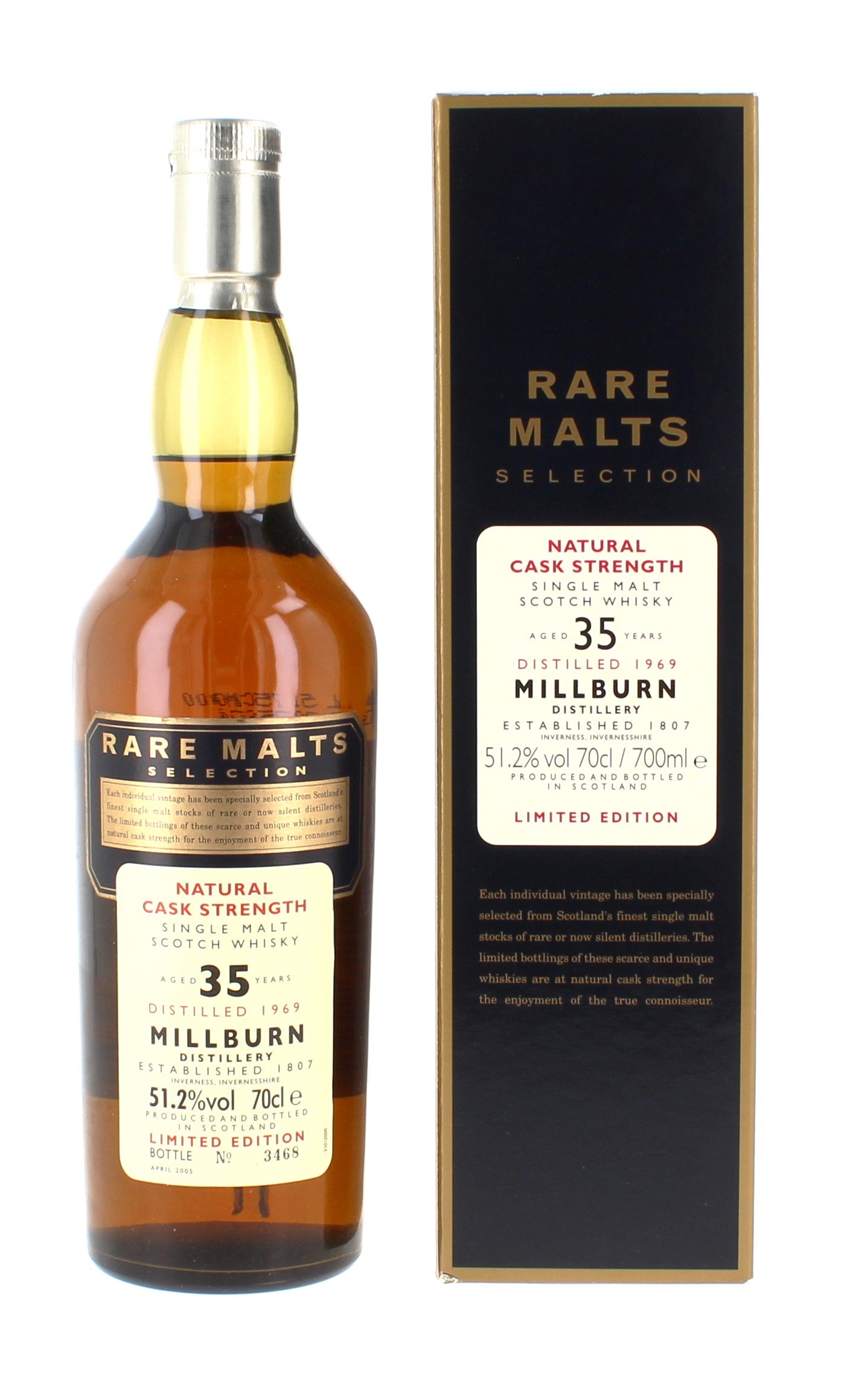 Rare Malts Selection Millburn 35年 Millburn 35 Year Old 1969 Rare Malts - 70cl 51.2% – The Really