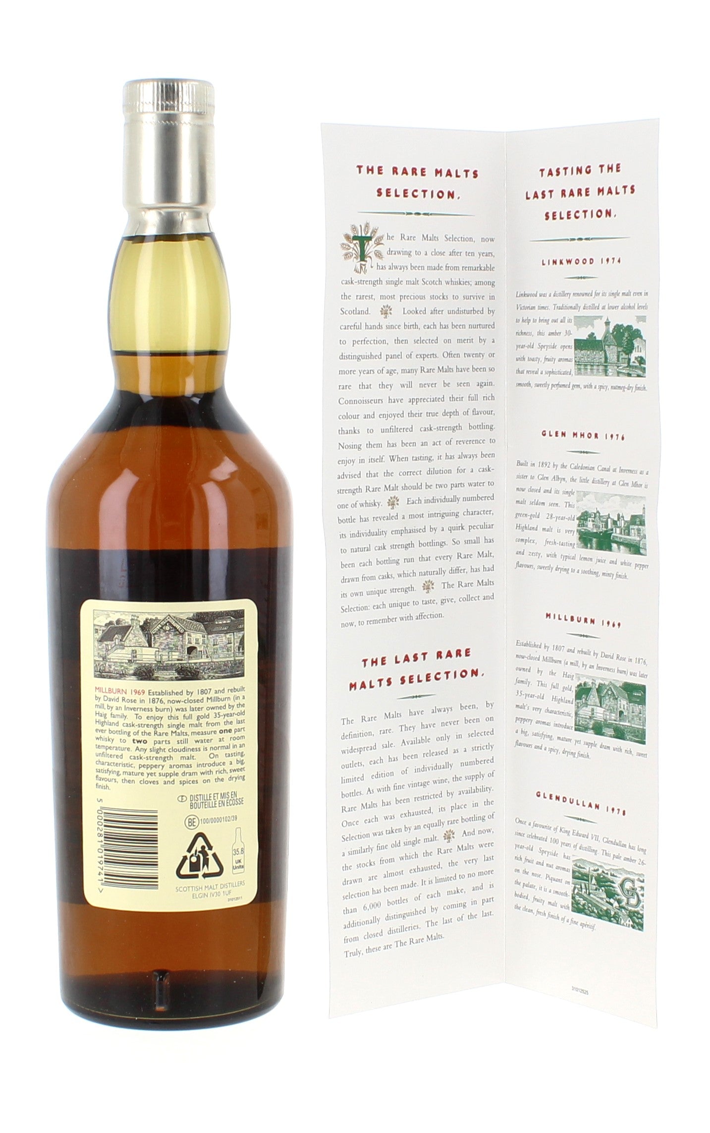 Millburn 35 Year Old 1969 Rare Malts - 70cl 51.2% – The Really