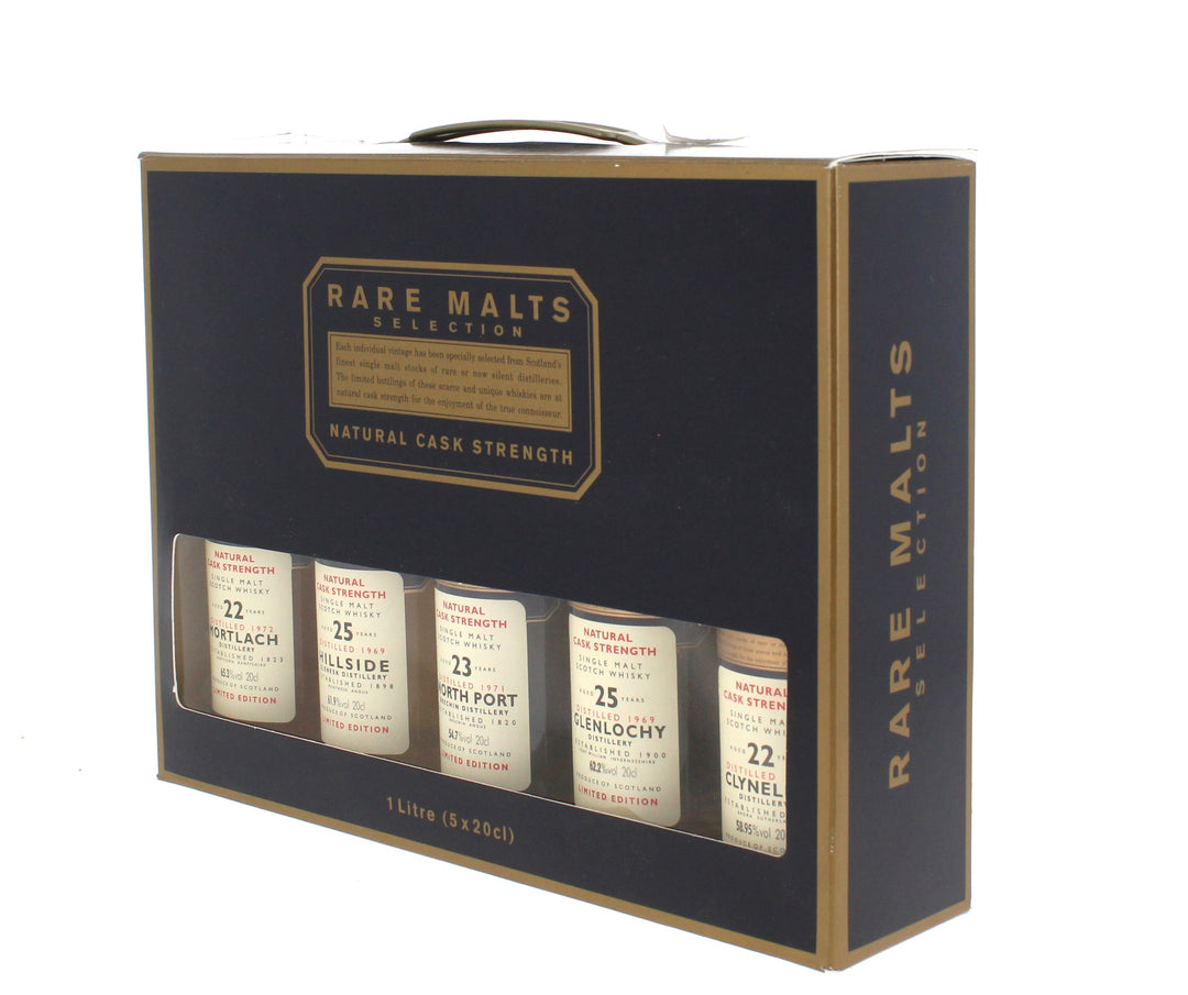 Rare Malts Selection Gift Pack 5 x 20cl 65.3% (Clynelish, North Port, Glenlochy, Hillside, Mortlach)