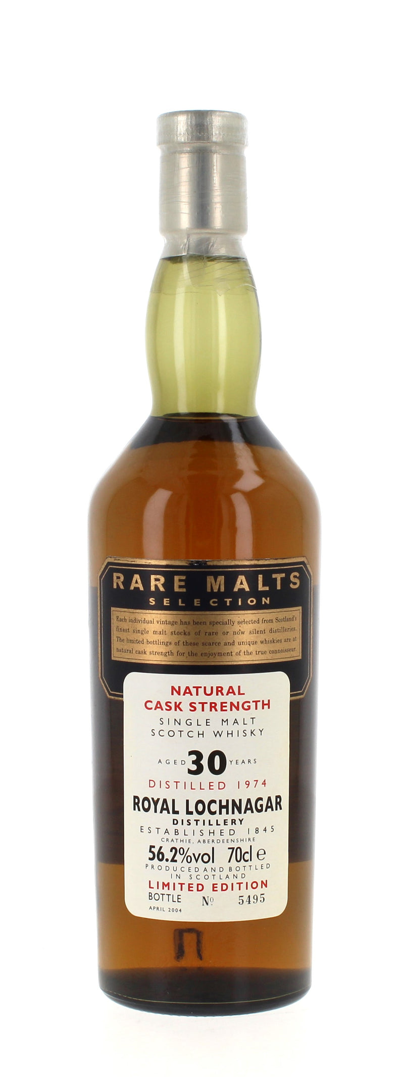 Royal Lochnagar 30 Year Old 1974 Rare Malts - 70cl 56.2%