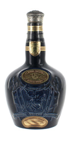 Royal salute 21 Year Old Blue Spode Ceramic Decanter - 75cl 40%