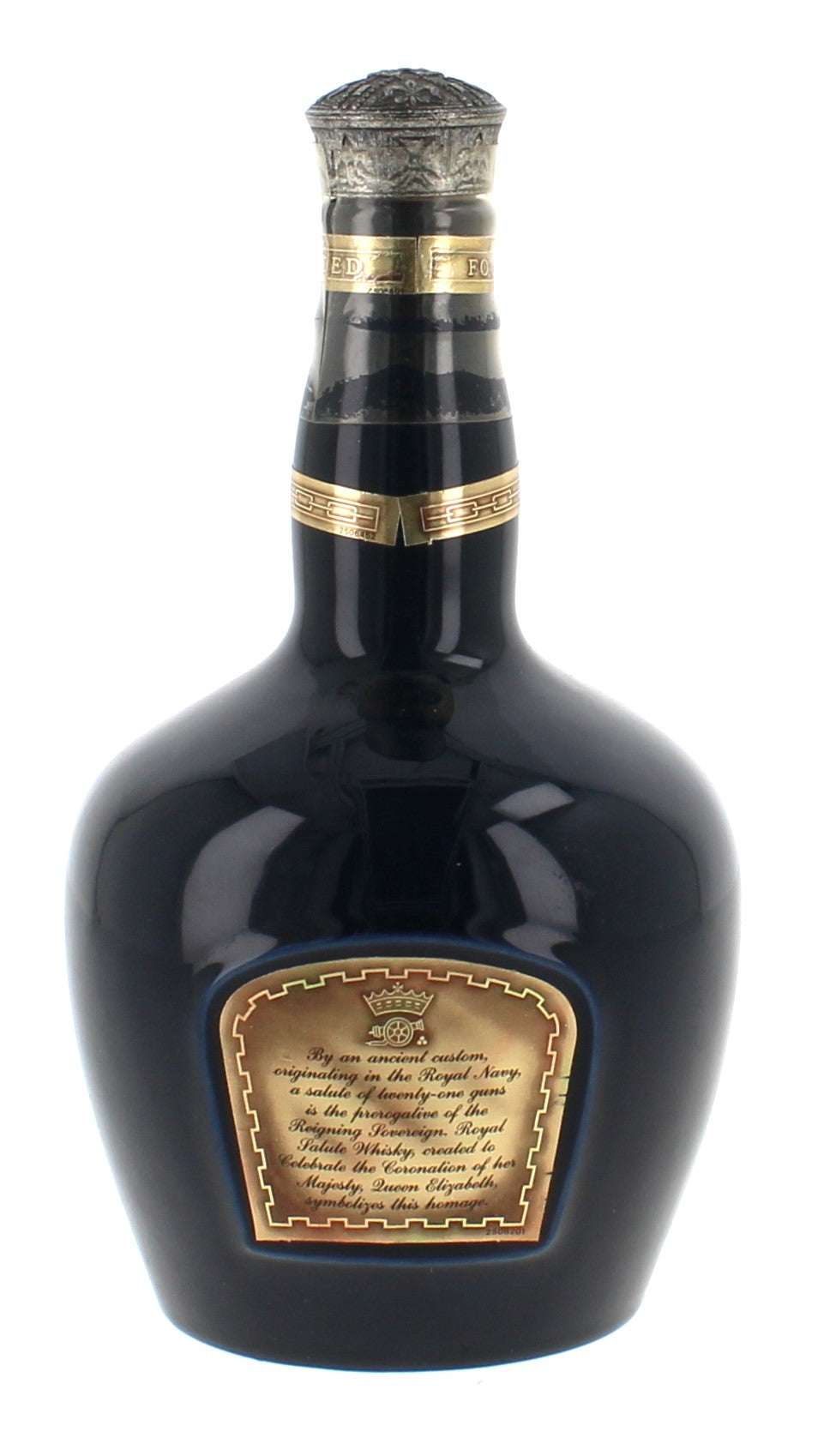 Royal salute 21 Year Old Blue Spode Ceramic Decanter - 75cl 40%