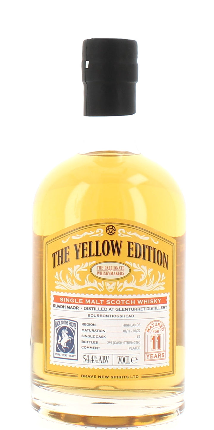 Ruadh Maor 11 Year Old 2011 The Yellow Edition (Brave New Spirits) Single Malt - 70cl 54.4%