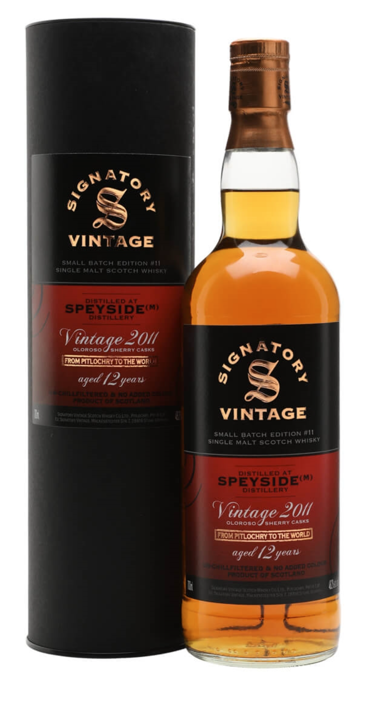 Speyside (M) 12 Year Old 2011 - Small Batch Edition #11 (Signatory) Whisky 70cl 48.2%