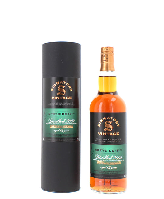 Speyside (M) 15 Year Old 2009 #19 Single Malt- 70cl 48.2%