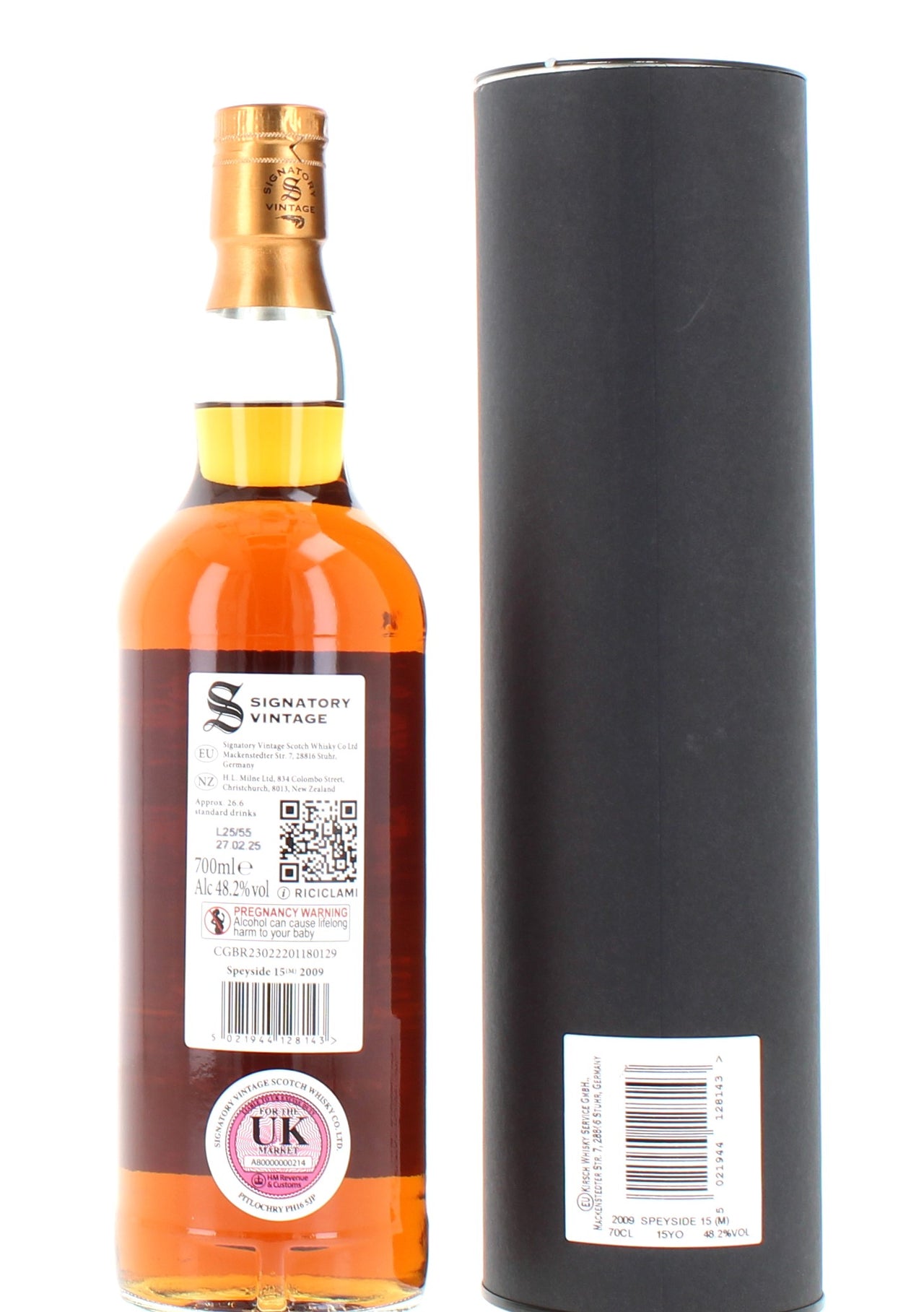 Speyside (M) 15 Year Old 2009 #18 - 70cl 48.2%