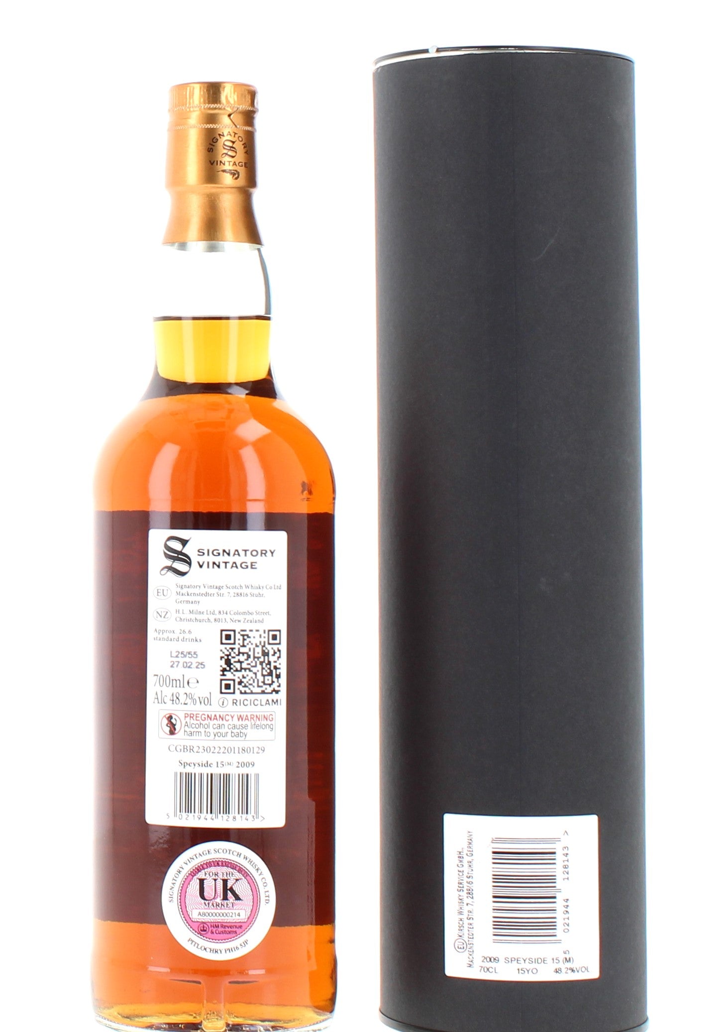 Speyside (M) 15 Year Old 2009 #18 - 70cl 48.2%