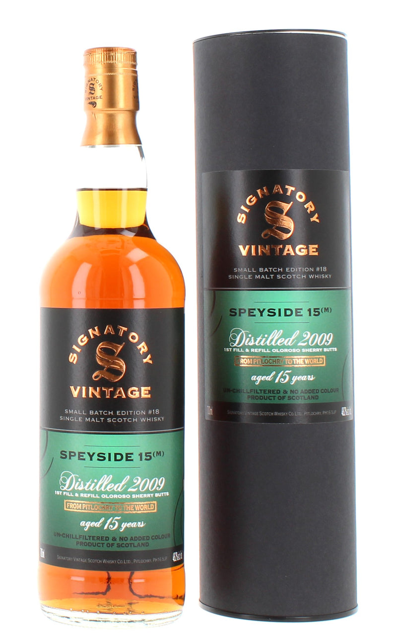 Speyside (M) 15 Year Old 2009 #18 - 70cl 48.2%