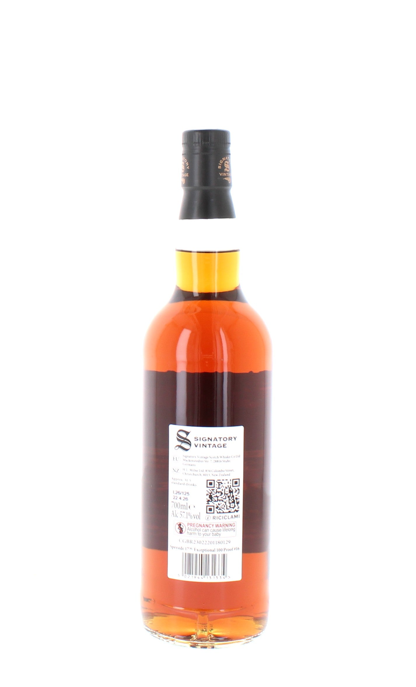 Speyside (M) 17 Year Old 100 Proof Edition #16 Signatory Vintage Single Malt - 70cl 57.1%