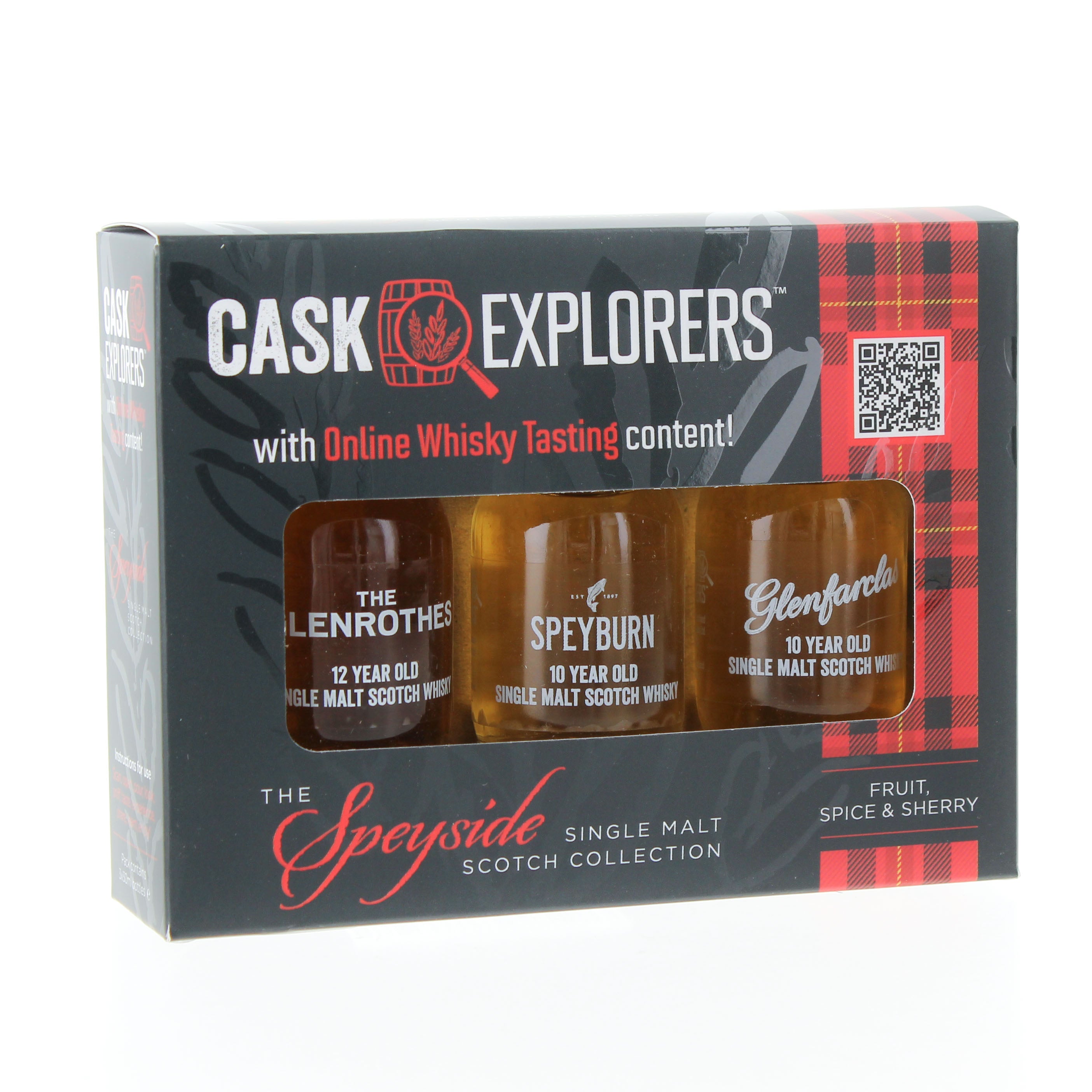 Scotch Whisky Tasting Pack  The Speyside Region - 3 Single Malt Whisky Teasers with online video to join in with. - 3 X 3cl 42%