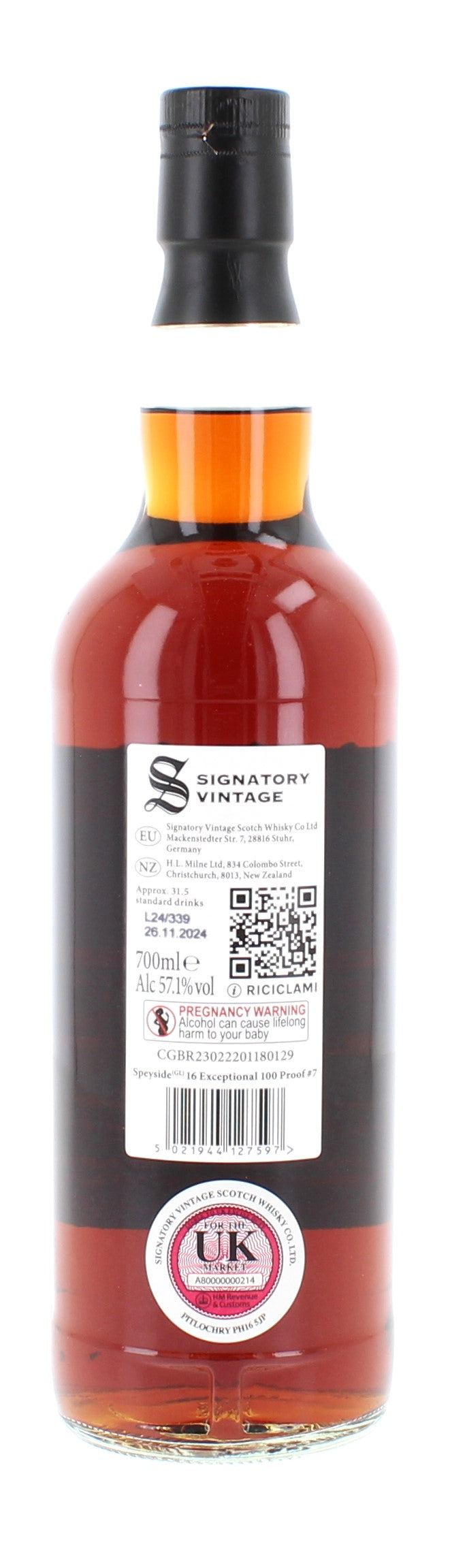 Speyside (GL) 16 Year Old 100 Proof Exceptional #7 - 70cl 57.1%
