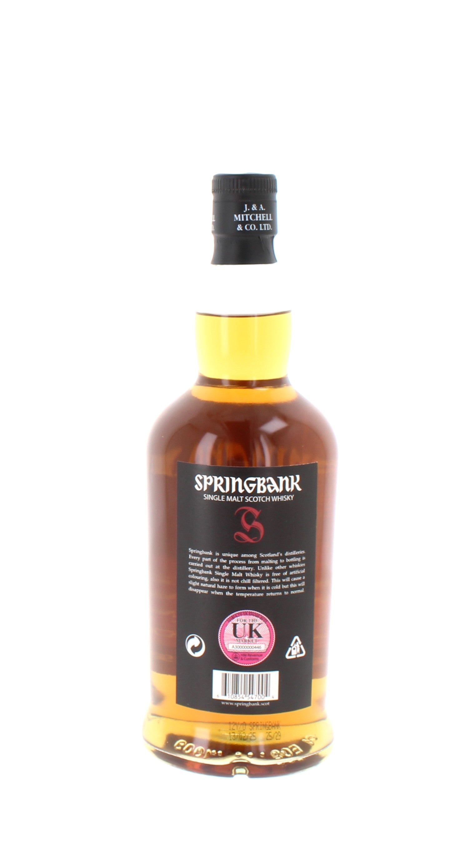 Springbank 12 Year Old Cask Strength 2021 Release - 70cl 55.9