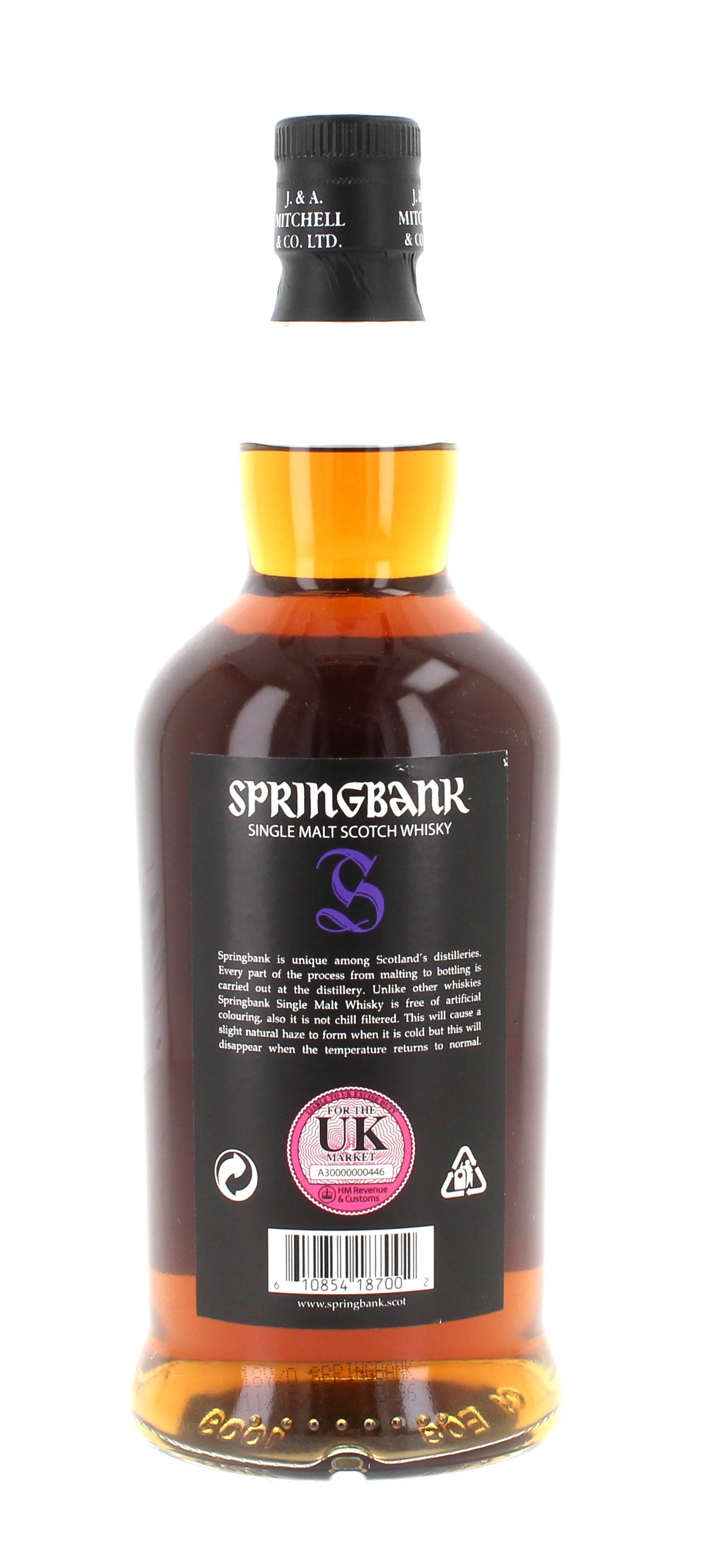 Springbank 18 Year Old - 70cl 46%