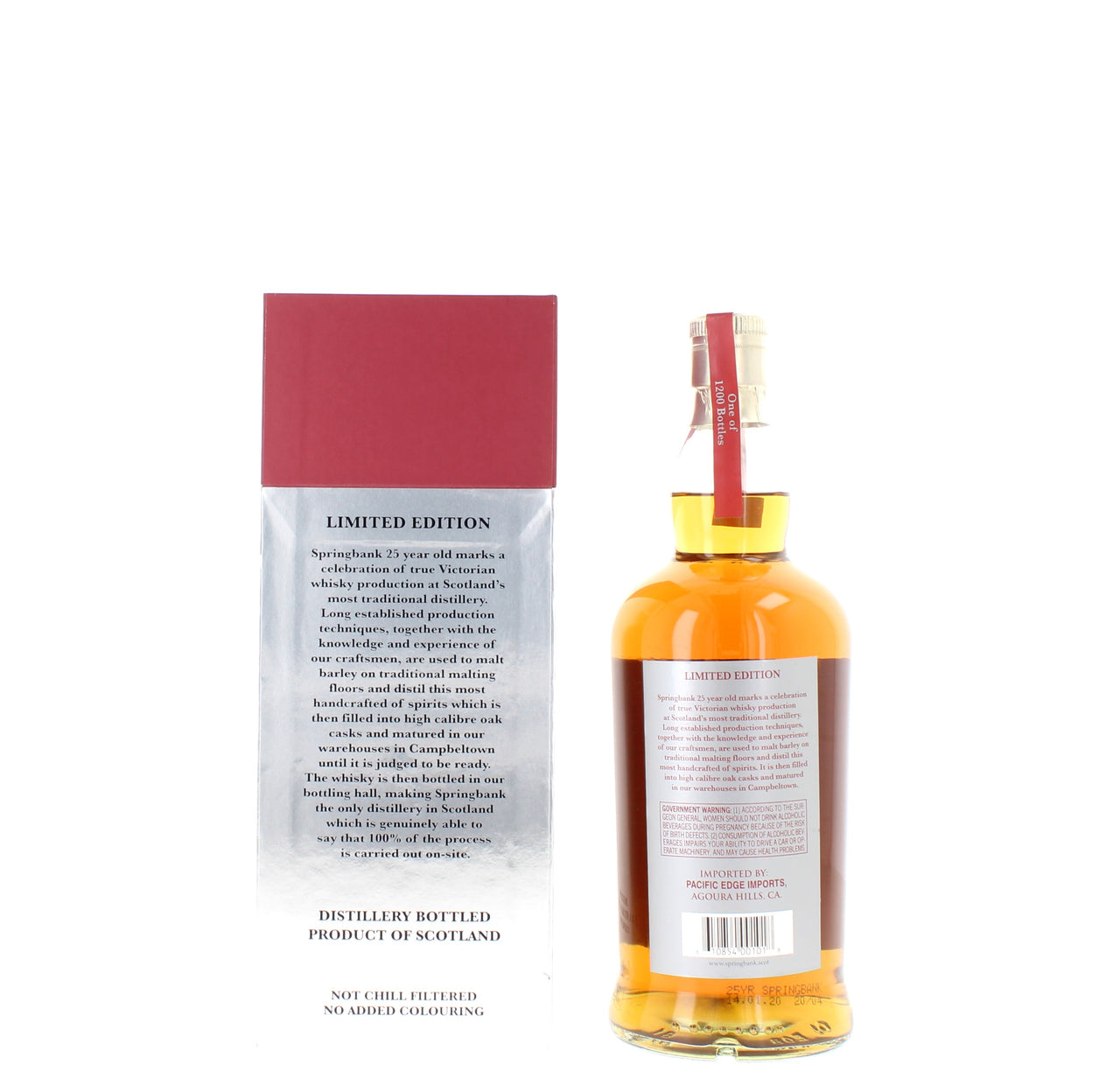 Springbank 25 Year Old Limited Edition 2020 - 75cl 46%