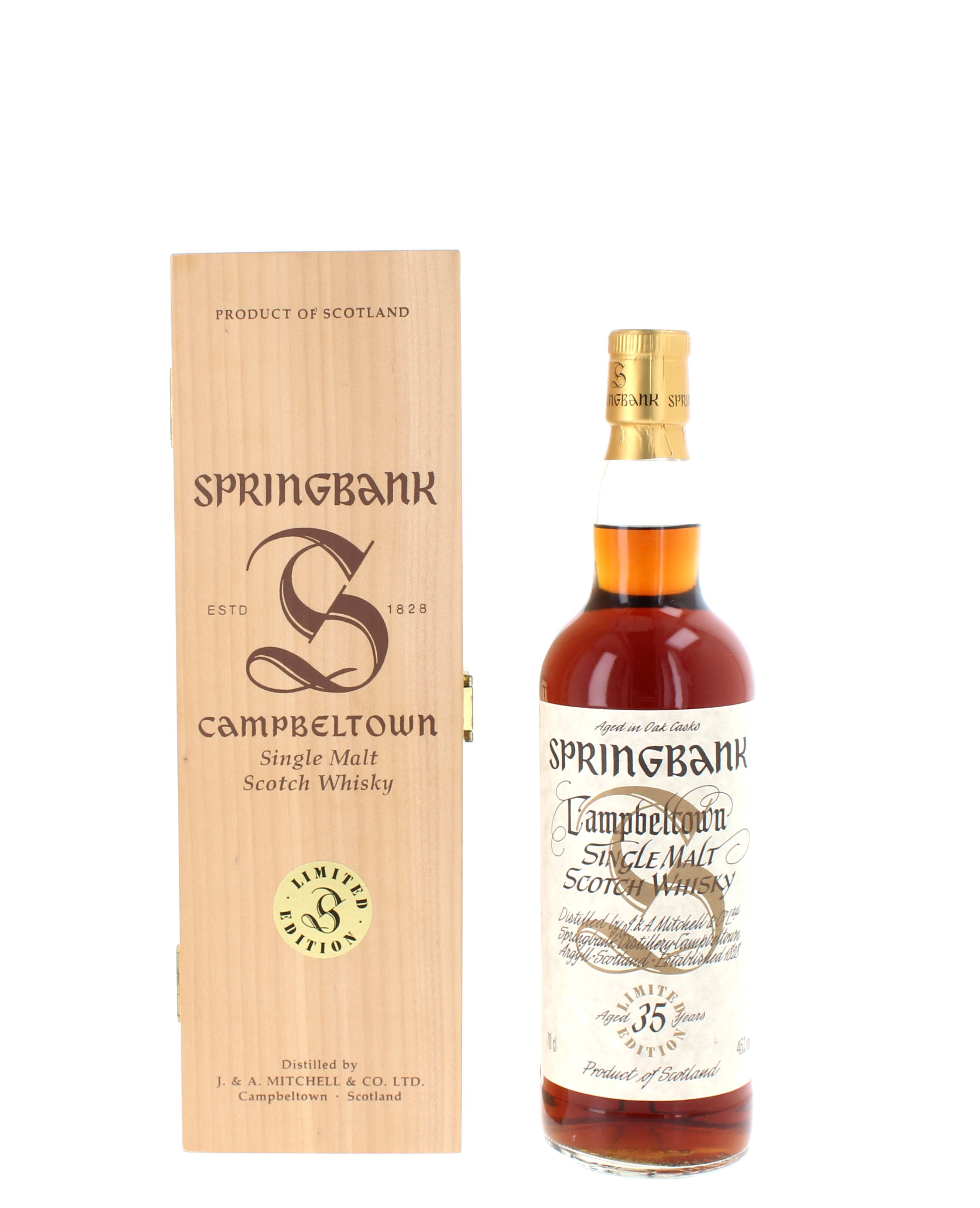 Springbank 35 Year Old 1999 Limited Edition Single Malt - 70cl 46%