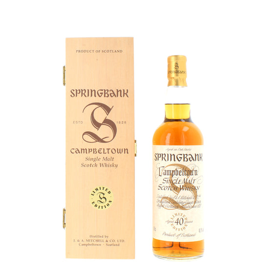 Springbank 40-Year-Old Millennium Series Single Malt - 70cl 40.1%