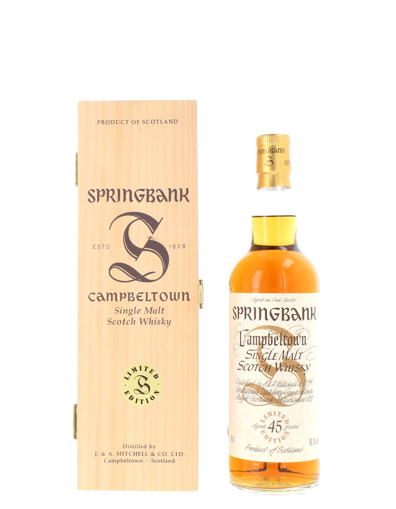 Springbank 45 Year Old Millennium Series Single Malt - 70cl 40.1%