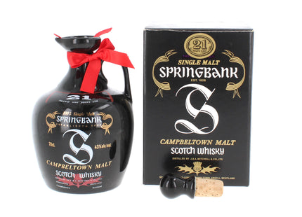 Springbank 21 Year Old Bot.1990s Ceramic Decanter 70cl 43%