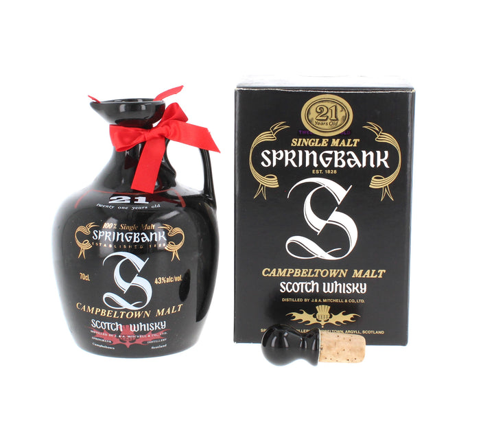 Springbank 21 Year Old Bot.1990s Ceramic Decanter 70cl 43%