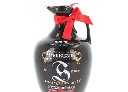 Springbank 21 Year Old Bot.1990s Ceramic Decanter 70cl 43%