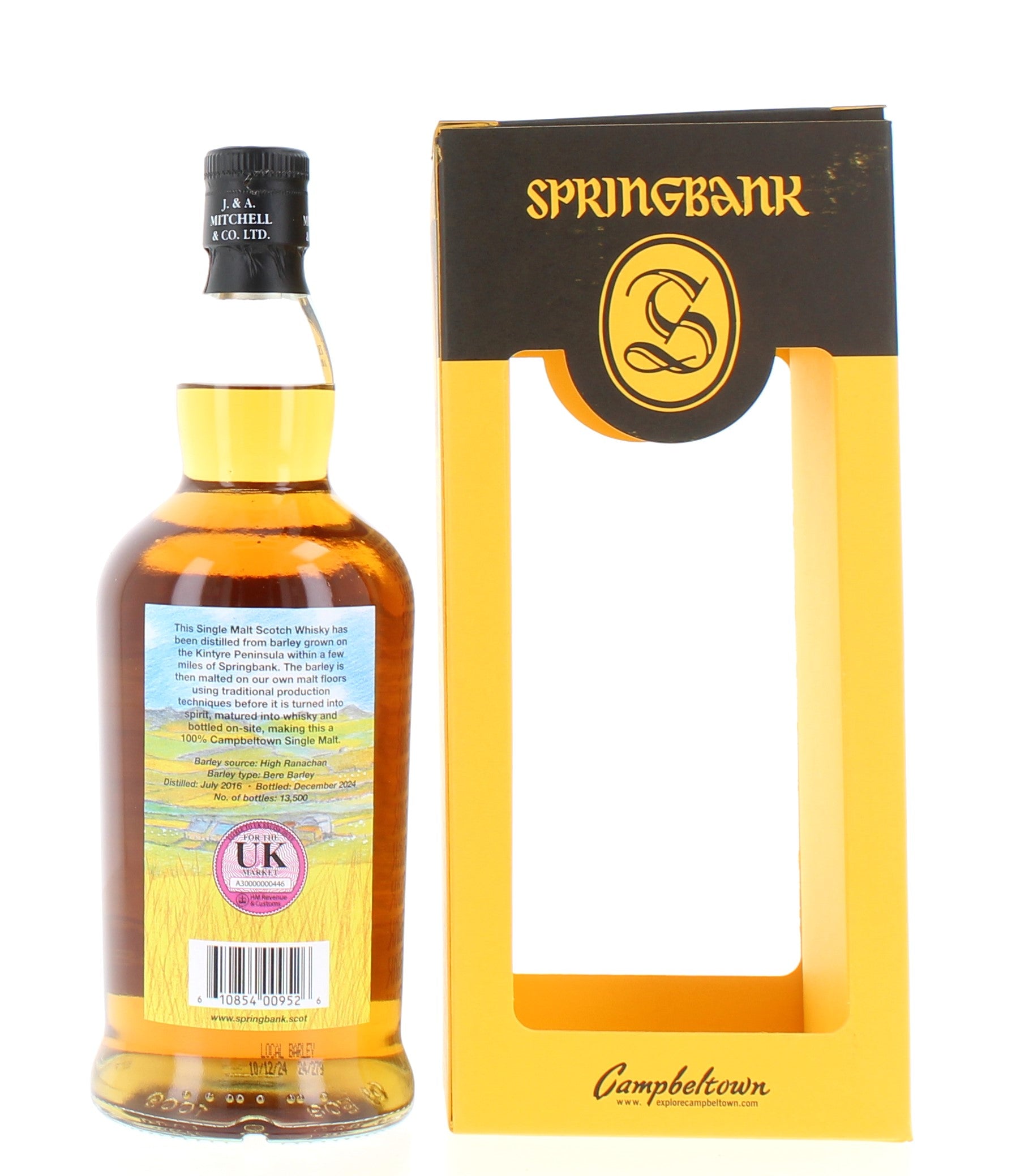 Springbank Local Barley 8-Year-Old Single Malt - 70cl 58.1%